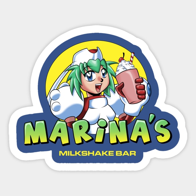 Marina's Milkshake Bar Sticker by Eman